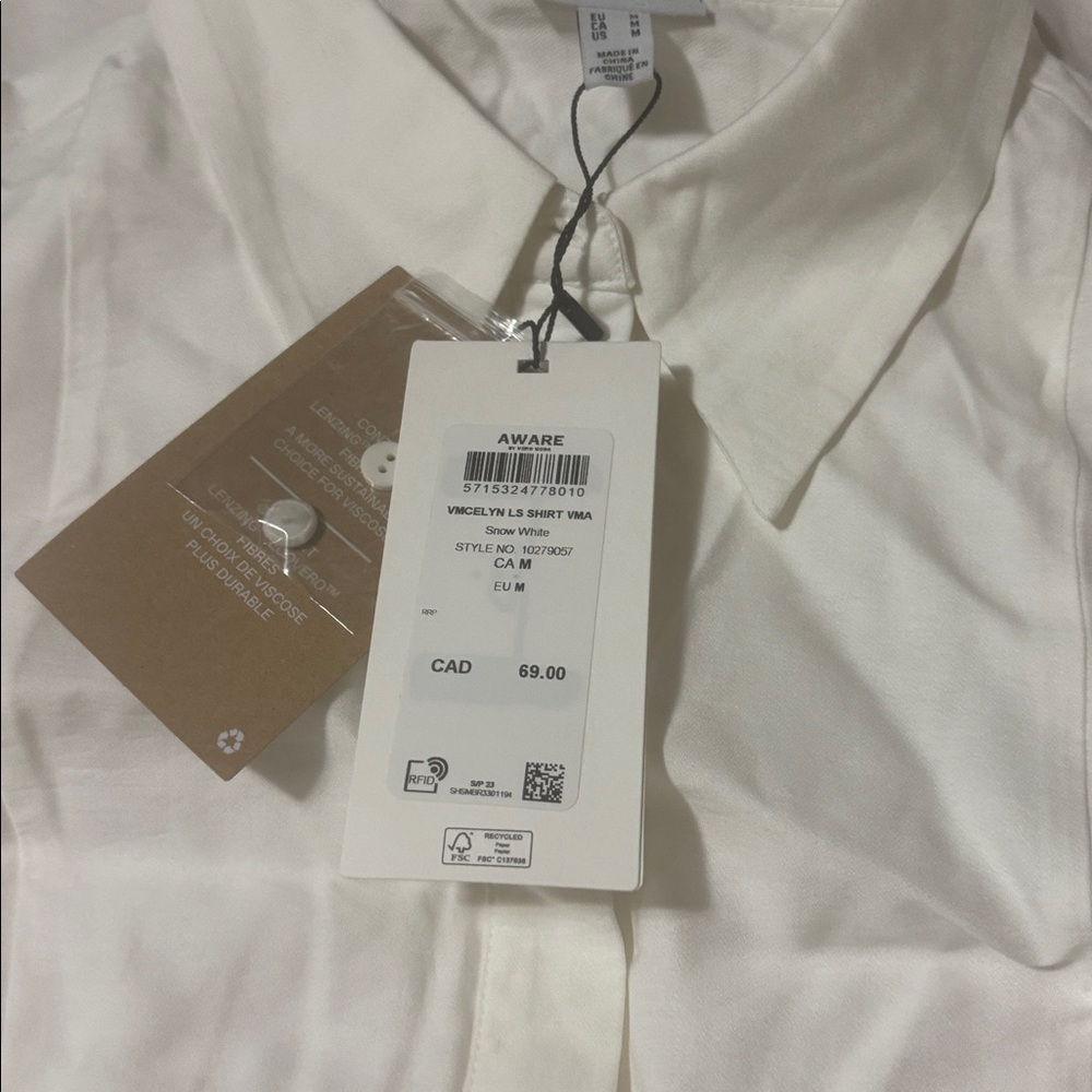 Cream Women's blouse - Picture 5 of 6
